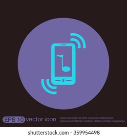 an incoming call on smartphone