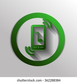 incoming call on smartphone