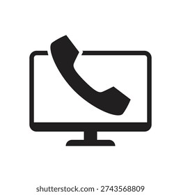 Incoming call symbol on screen glyph