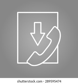 incoming calls icon