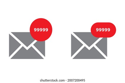 Incoming message icon, web poster banner background inspiration and stationery design