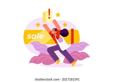 Incoming Order Illustration concept. Flat illustration isolated on white background.