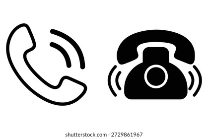 Symbolvektor für eingehende Telefongespräche