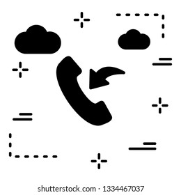 Incomming Call Vector Icon

