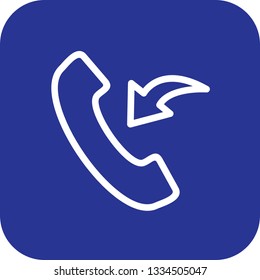 Incomming Call Vector Icon
