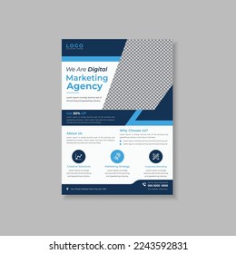 Incomparable marketing promotional flyer design demo with the bleed area including A4 size also editable file vector illustration provides high quality

