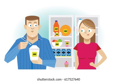 stealing food clipart