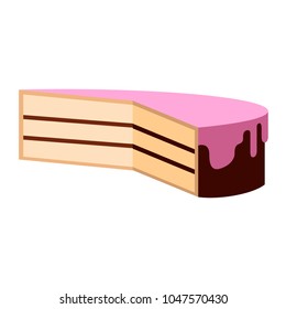 Incomplete birthday cake icon