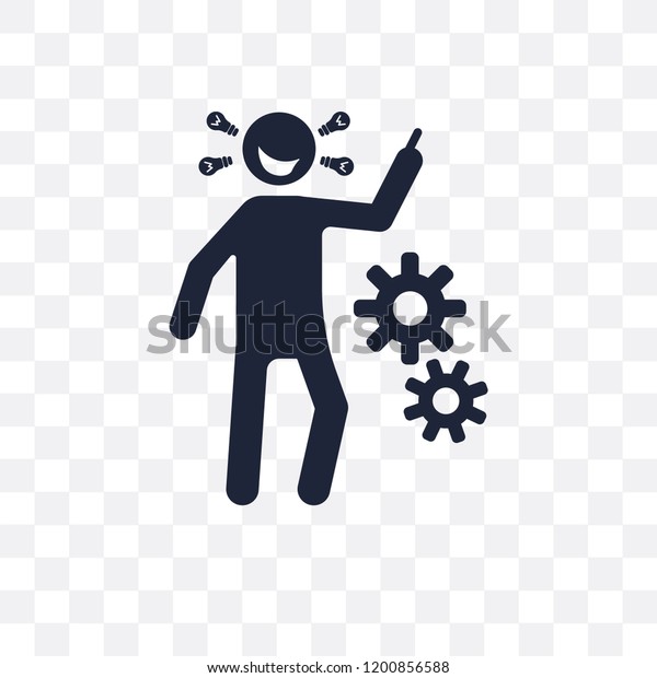 Incomplete Human Transparent Icon Incomplete Human Stock Vector ...