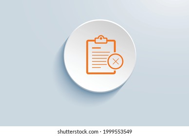 Diseño vectorial de icono de protección incompleta