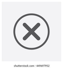 Incorrect icon, Vector