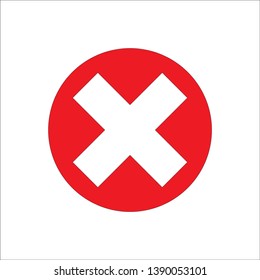 Incorrect vector icon graphic design