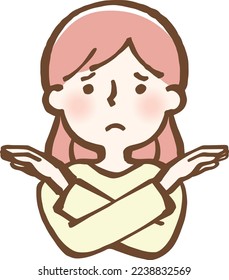 Incorrect Woman posing for a batu pose Illustration