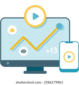 Increase in ad viewership, campaign illustrations and brand promotions