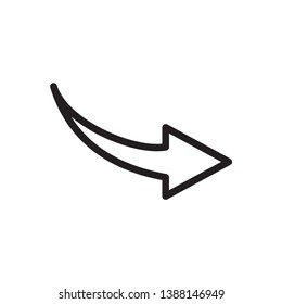 Increase arrow icon vector design template