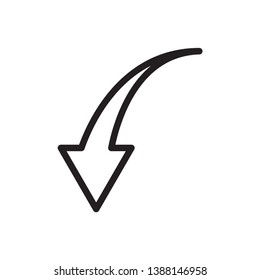 Increase arrow icon vector design template