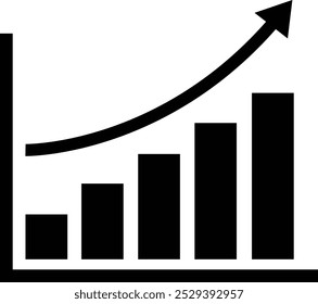 Icono de línea de gráfico de negocios de aumento. trazo editable, contiene elementos como flecha, gráfico, diagrama, finanzas, dirección, gráfico, crecimiento, tasa de interés, inversión, rendimiento, mercado de valores, Vector lineal de datos.