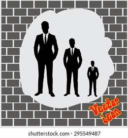 increase, businessman symbol