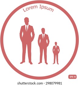 increase, businessman symbol