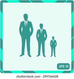 increase, businessman symbol