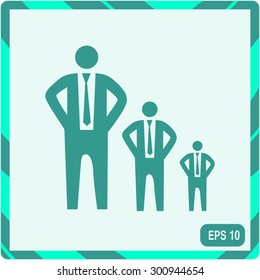 increase, businessman symbol