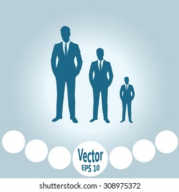 increase, businessman symbol