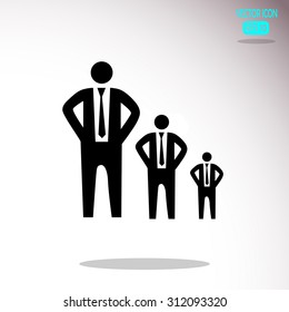 increase, businessman symbol