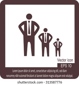 increase, businessman symbol