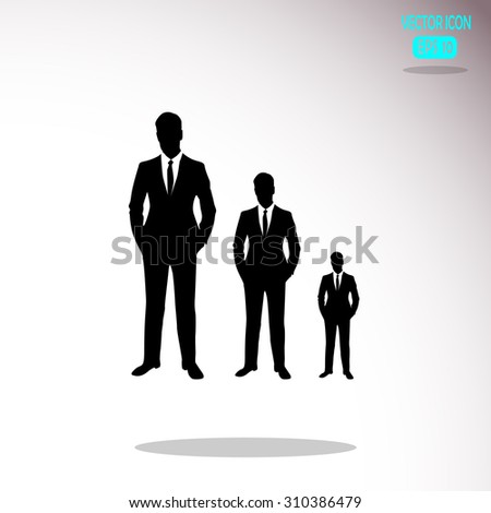 increase, businessman symbol