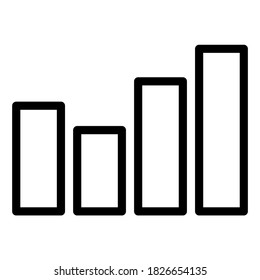 Increase Chart Bar Report Business Outline Icon