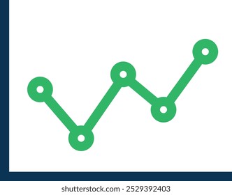 Increase and Decrease Line icon. Editable Stroke, Contains such as Arrow, Chart, Diagram, Finance, Direction, Graph, Growth, Interest Rate, Investment, Performance, Stock Market, Data vector.