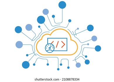Increase developers cloud productivity icon
