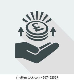 Increase earnings - Sterling - Minimal icon