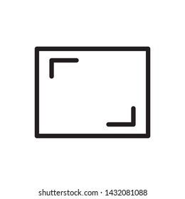 Increase icon - Vector. Photo concept vector illustration.
