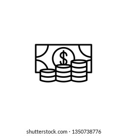 increase line icon