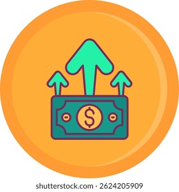 Increase Line vector Icon Design