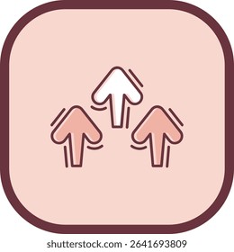 Increase Line vector Icon Design
