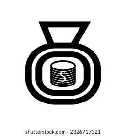 increase money growth icon, progress marketing, thin line symbol on white background - editable stroke vector illustration eps10
