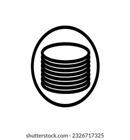 increase money growth icon, progress marketing, thin line symbol on white background - editable stroke vector illustration eps10
