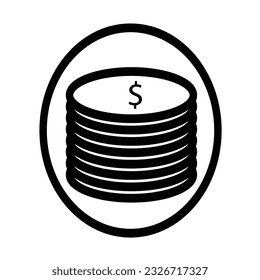 increase money growth icon, progress marketing, thin line symbol on white background - editable stroke vector illustration eps10