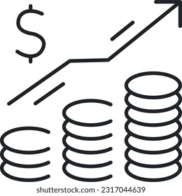 Increase money Set is designed with suitable visuals for all Money financial and investment