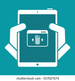Increase pickings - Euro - Vector icon for computer website or application