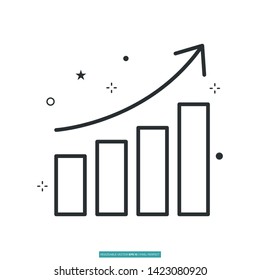 Increase Productivity Icon Vector Illustration Logo Template