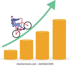 Increase revenue, income or investment profit, growing income or wealth,

