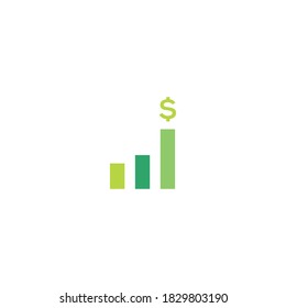 plantilla de diseño de icono de vector de ingresos