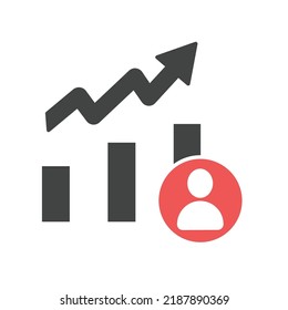 increase traffic icons  symbol vector elements for infographic web