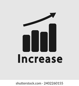 "Increase" - Vector illustration for business