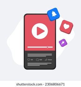 Increase video viewer engagement with subscription reminders. Utilize notifications and video push reminders to keep your audience connected. Activate video subscribe button with bell icon for updates