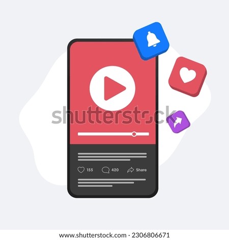 Increase video viewer engagement with subscription reminders. Utilize notifications and video push reminders to keep your audience connected. Activate video subscribe button with bell icon for updates