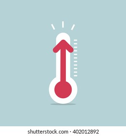 Temperature Thermometer Higher High Increase Hot Svg Png Icon Free Download  (#542180) 